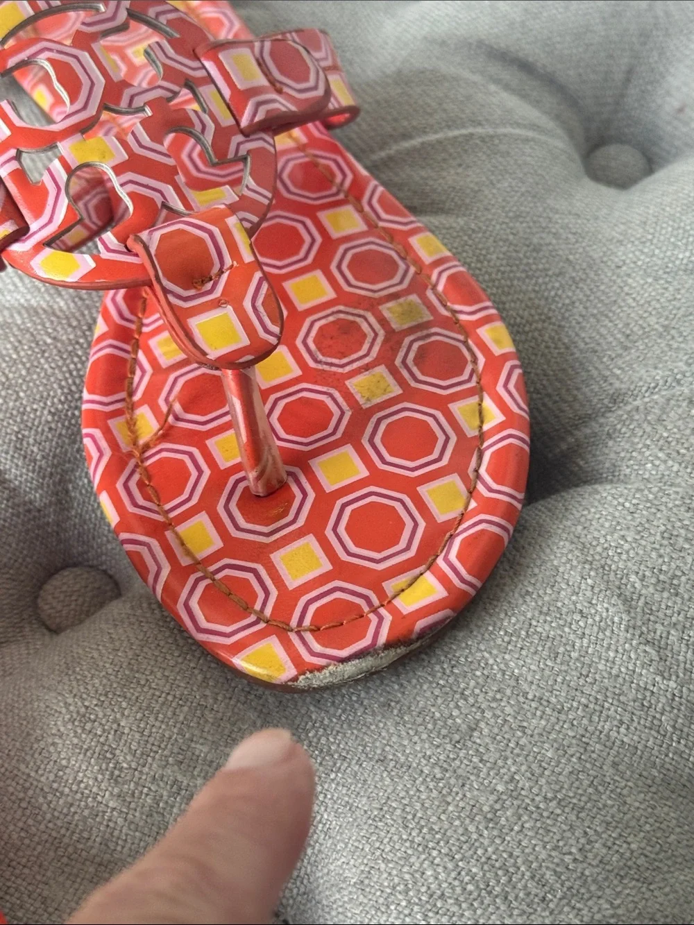 Tory Burch bright geometric